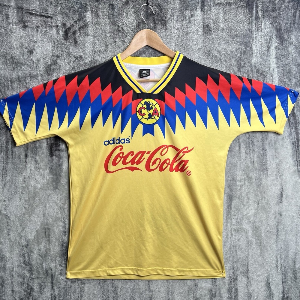 Vintage Adidas 1995 Club America Home Soccer Jersey Size Medium Retro